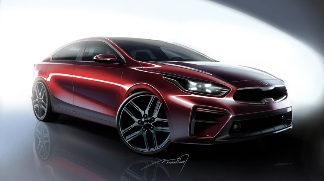 KIA - первые изображения нового седана FORTE