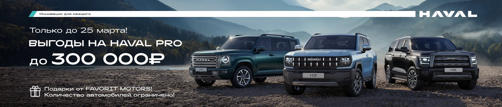 Баннер с акциями