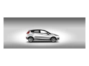 Ford Fiesta, не металлик, frozen white