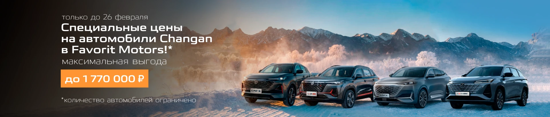 Баннер с акциями