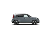 Kia Soul, не металлик, newport blue/синий + clear white/белый
