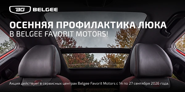 Чистое небо осени: комплексное ТО люка для Belgee!