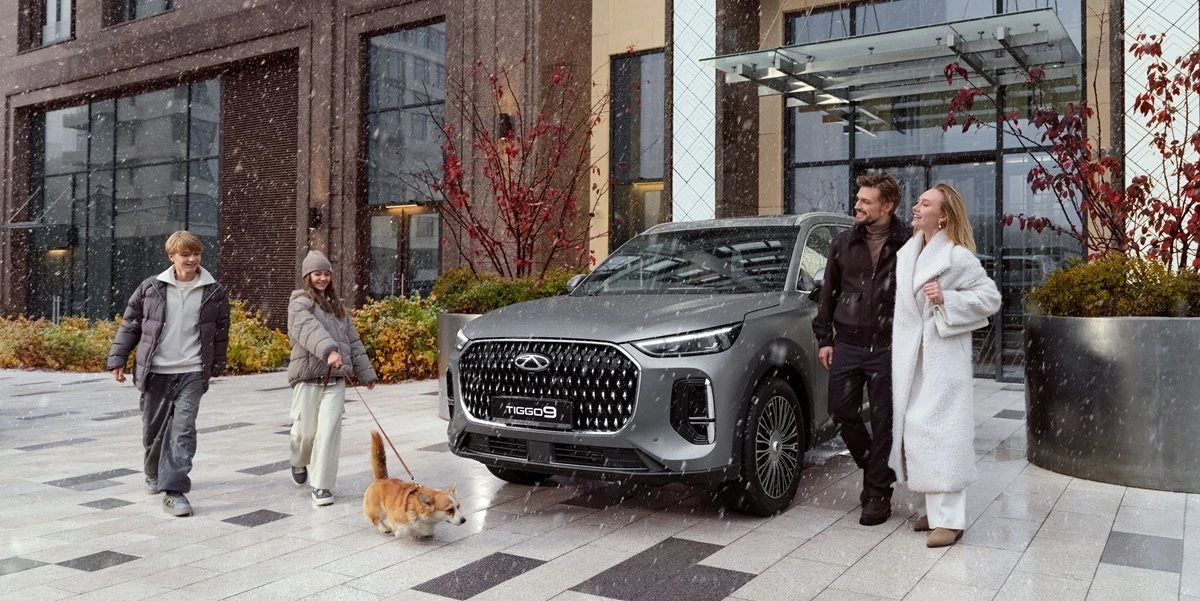 Система автоматической парковки на новом флагмане CHERY TIGGO 9 