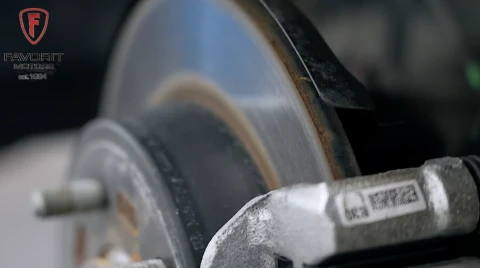 Очистка задних тормозных дисков от окалины Opel