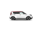 Kia Soul, комбинированный, clear white/белый+inferno red/красный