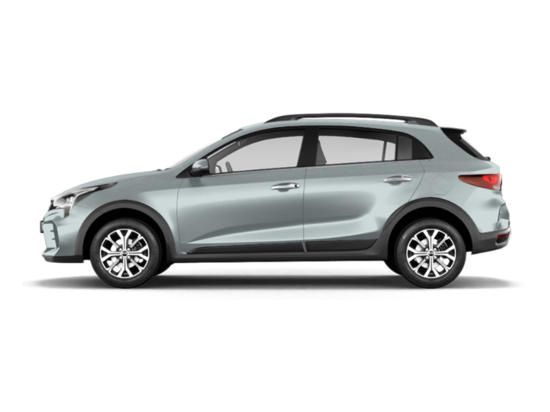 Kia Rio_x-line, металлик, серебро (rhm)