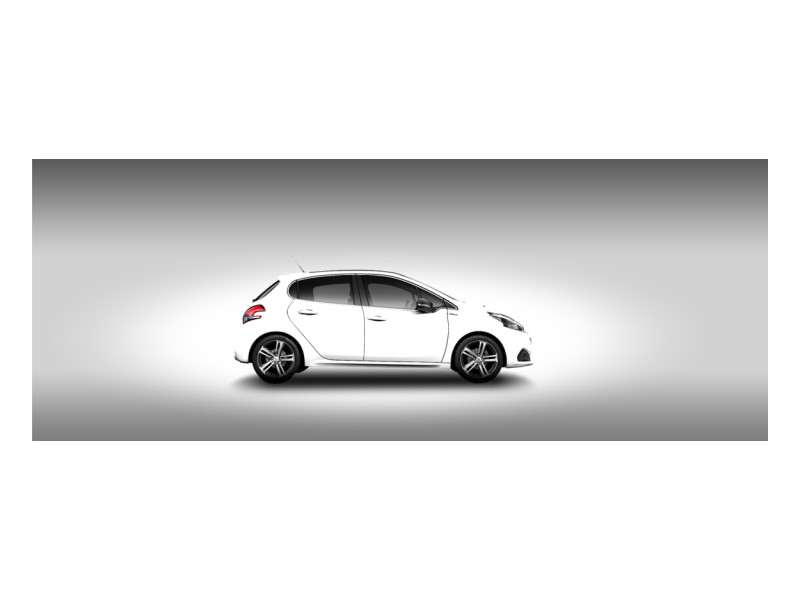 Peugeot 208, не металлик, белый лак