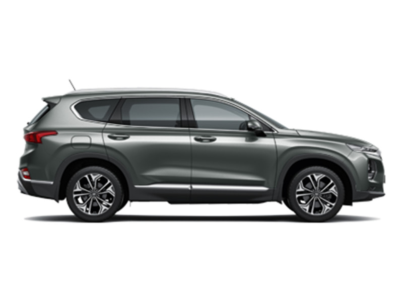 Hyundai Santa_fe, металлик, тёмно-зелёный / rain forest (r2f)