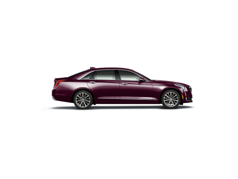 Cadillac Ct6, металлик, темно-бордовый металлик