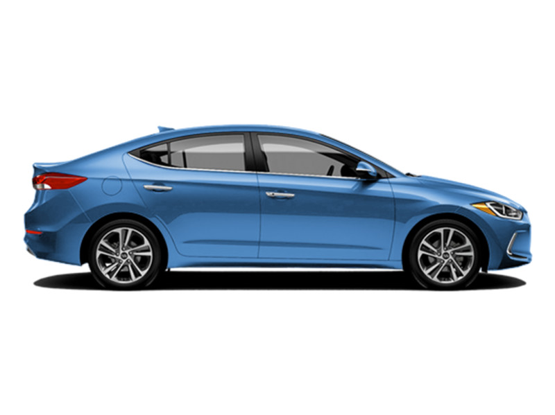 Hyundai Elantra, не металлик, интесив.голубой