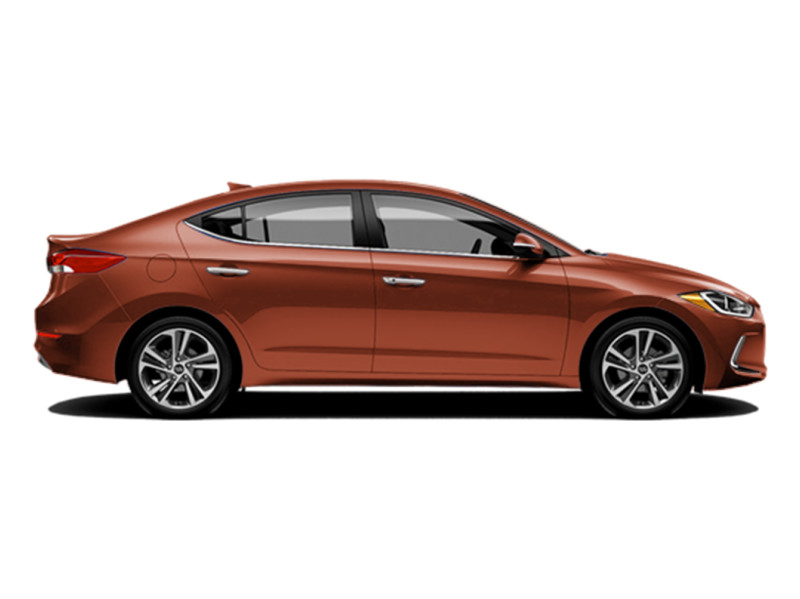 Hyundai Elantra, перламутр, кирпично-красный / phoenix orange (ry9)