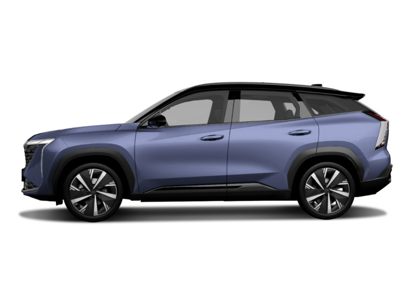 Geely Atlas-new, металлик, серо-голубой металлик (starry blue)