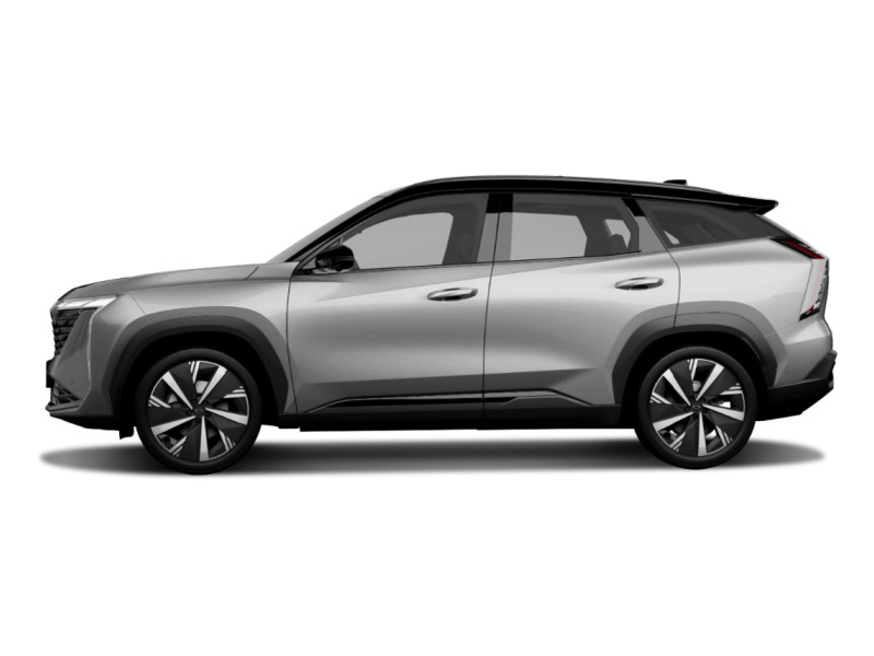 Geely Atlas-new, металлик, серебристый металлик (orion silver)