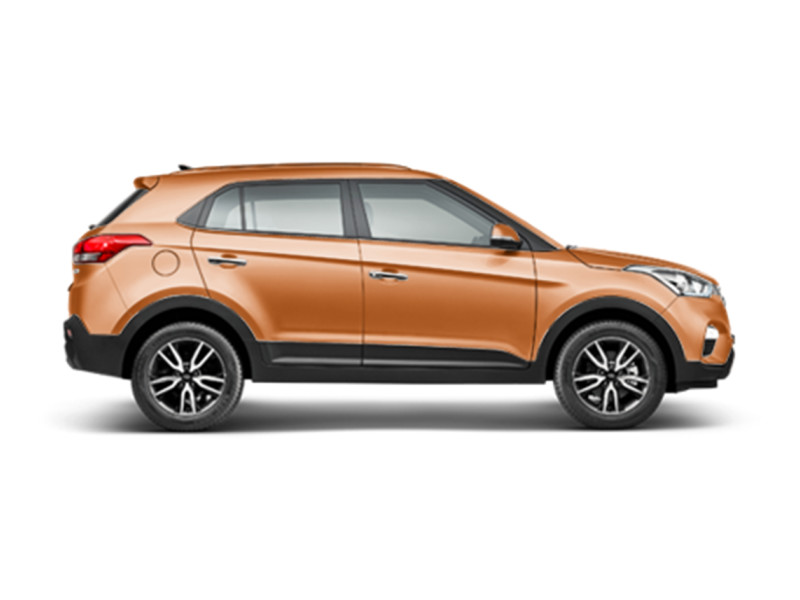 Hyundai Creta, не металлик, оранжевый