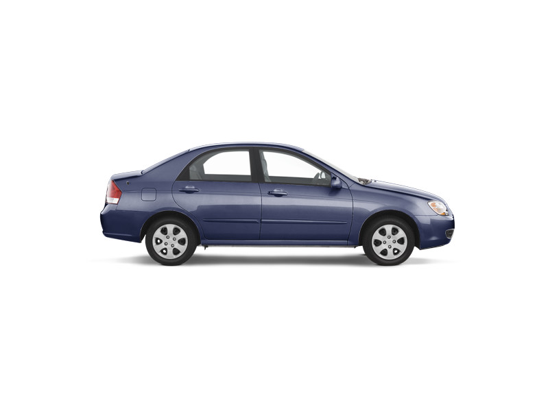 Kia Spectra, металлик, темно-синий металлик