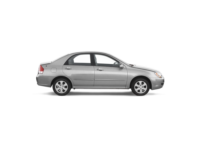 Kia Spectra, металлик, серебристый металлик