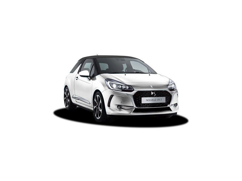 Citroen Ds3, не металлик, белый перламутр blanc perle nacre + черный noir onyx
