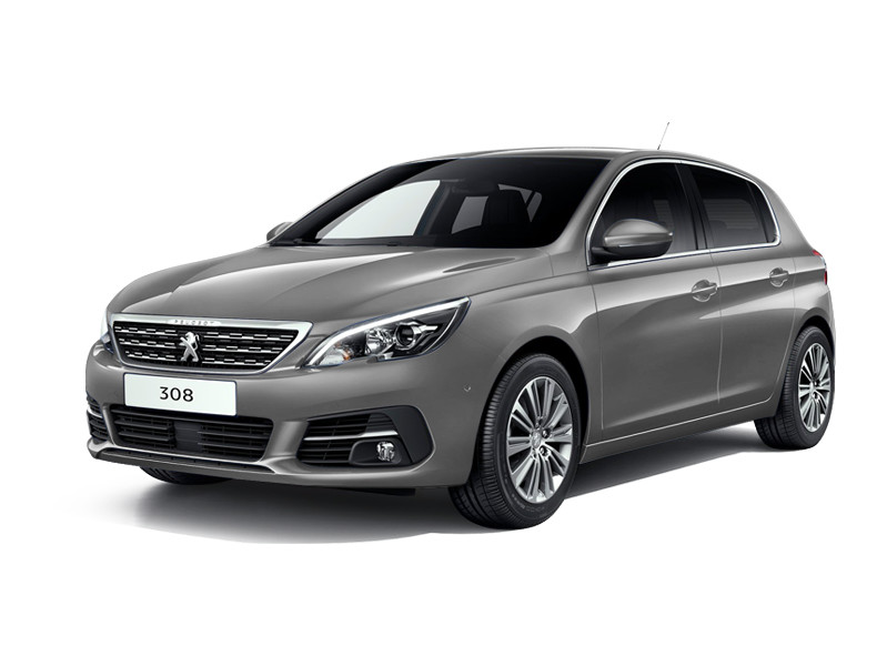Peugeot 308, не металлик, серый лак