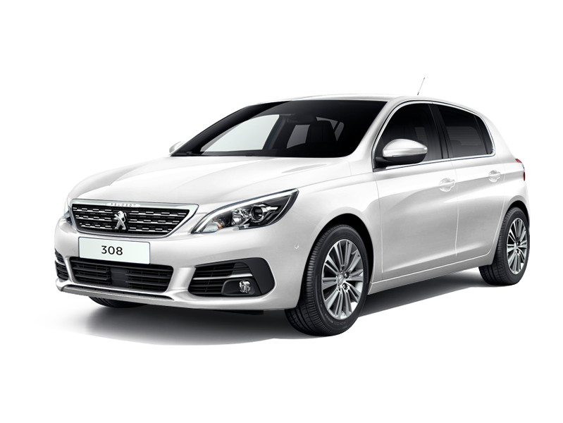 Peugeot 308, не металлик, белый лак