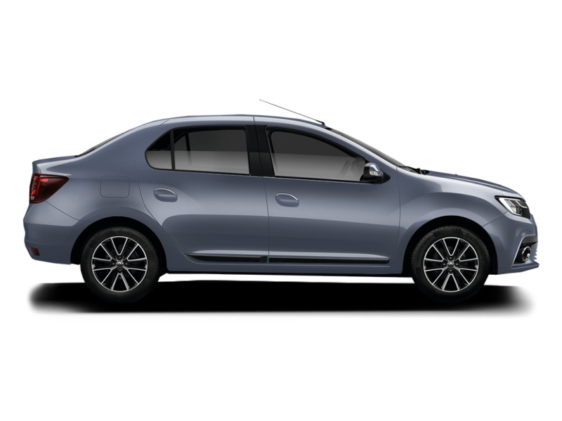 Renault Symbol, металлик, синяя пена