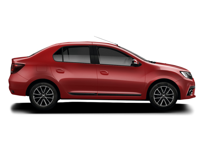 Renault Symbol, не металлик, ярко-красный