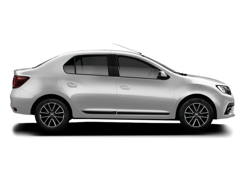 Renault Symbol, не металлик, белый лед