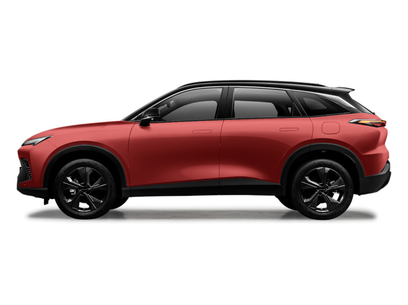 Baic X55, не металлик, красный/черный