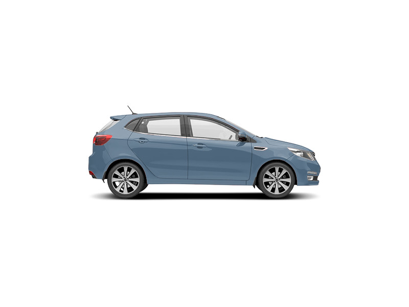 Kia Rio4, металлик, голубой (br7)