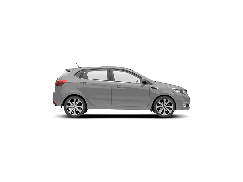Kia Rio4, не металлик, серый (sae)