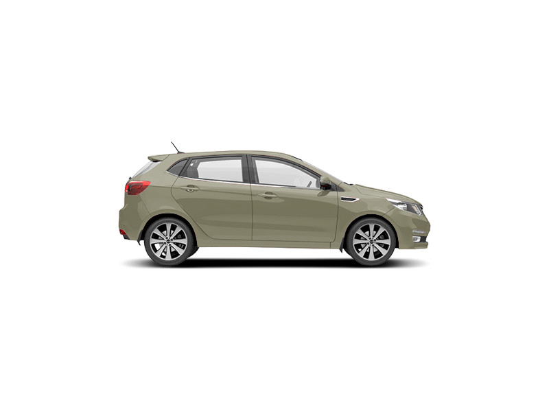 Kia Rio4, не металлик, бежевый (ubs)
