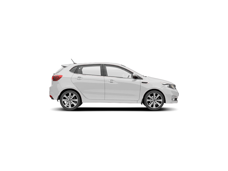 Kia Rio4, не металлик, серебряный глянец