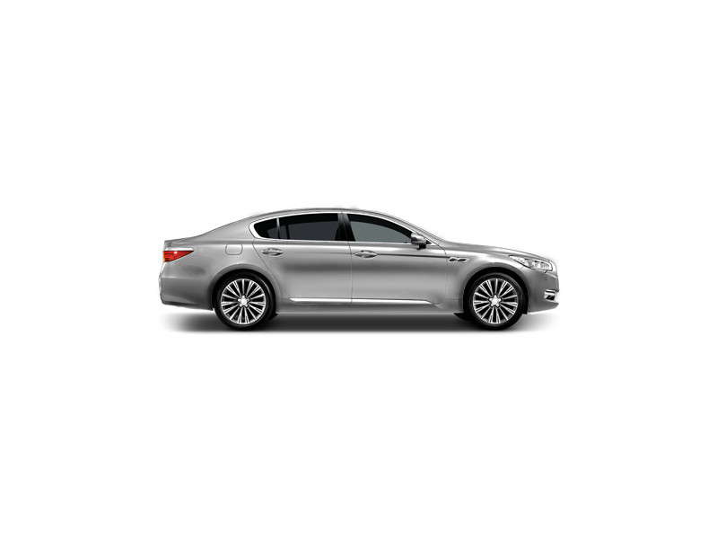 Kia Quoris, не металлик, mineral silver/серый
