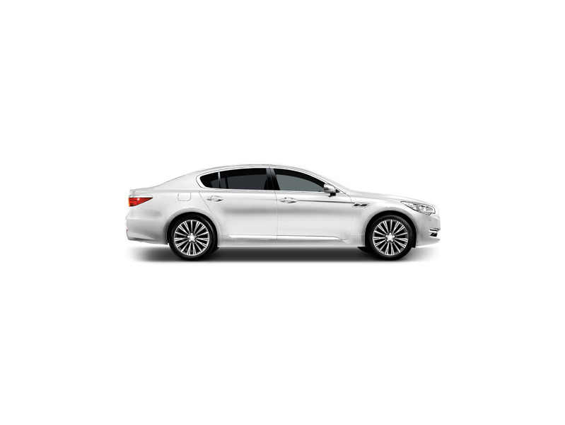 Kia Quoris, перламутр, snow white pearl/белый