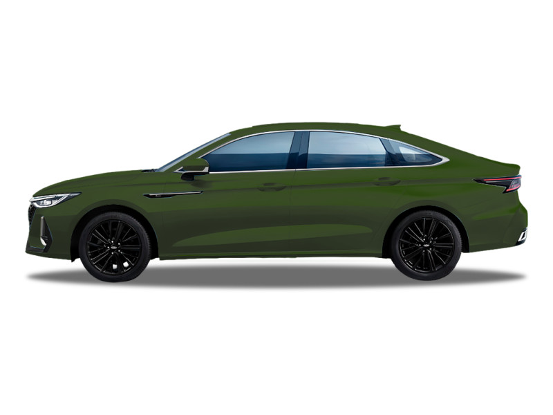 Chery Arrizo-8, не металлик, зеленый c черной крышей