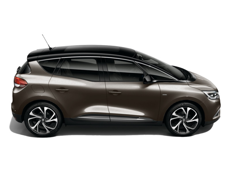Renault Scenic_ii, металлик, шоколадный