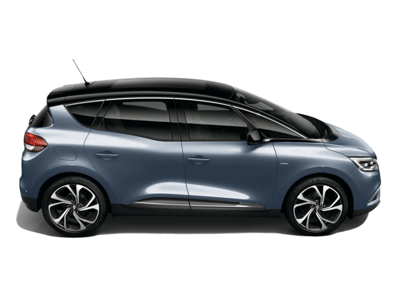 Renault Scenic_ii, металлик, аквамарин