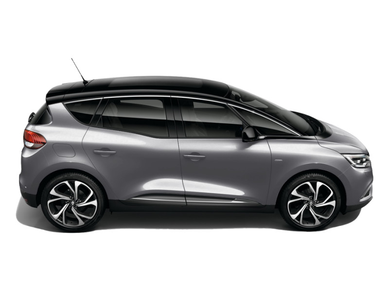 Renault Scenic_ii, металлик, серая платина
