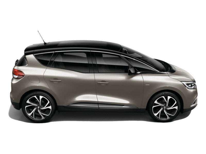Renault Scenic_ii, металлик, бежевый