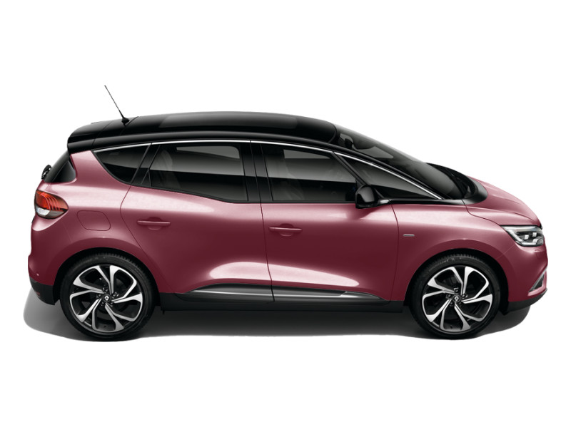 Renault Scenic_ii, металлик, гранатовый