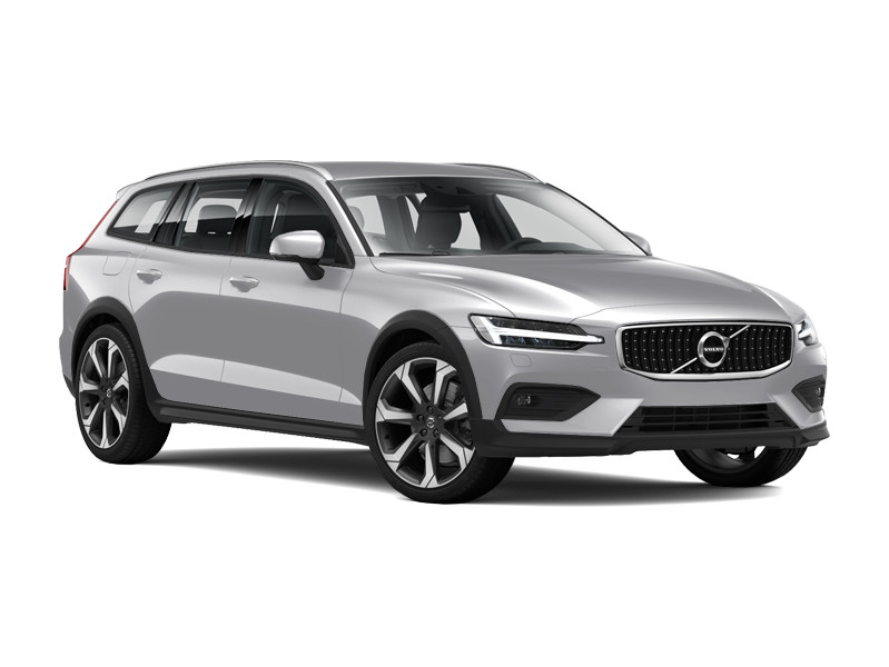 Volvo V60_cross_country, металлик, темно-серебристый металлик, inscription electric silver