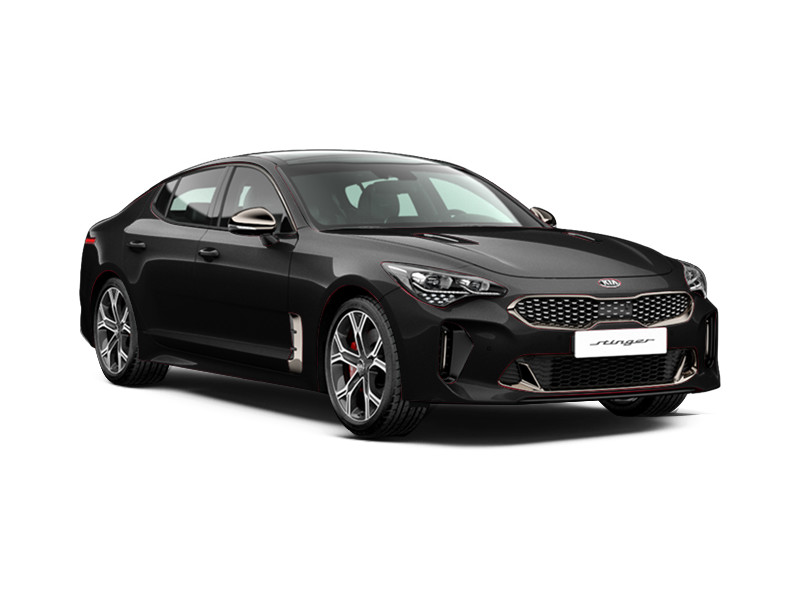 Kia Stinger, перламутр, черная аврора (abp)