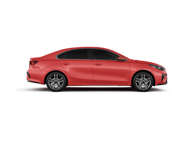 Kia New-cerato, металлик, красный (runway red)