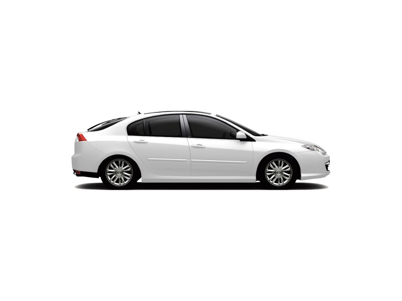 Renault Laguna, не металлик, белый лед