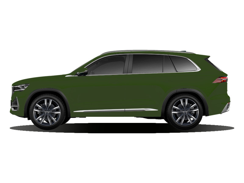 Geely Monjaro, не металлик, зелёный