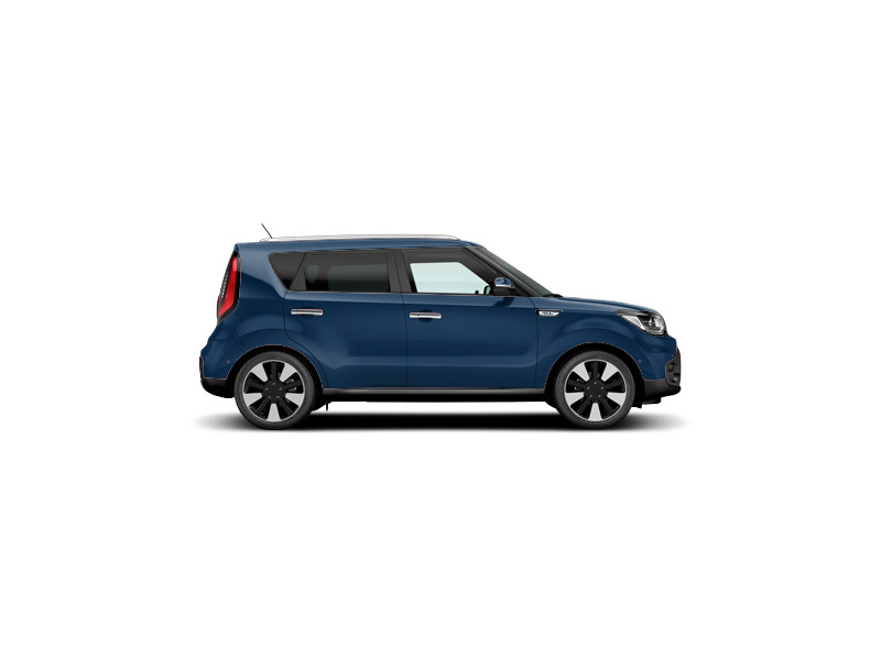 Kia Soul, не металлик, neptune blue