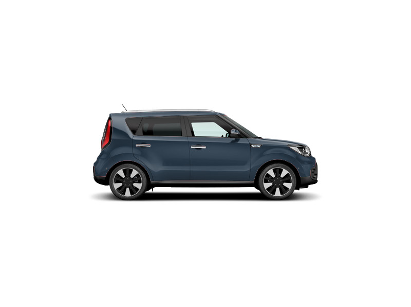Kia Soul, не металлик, gravity blue