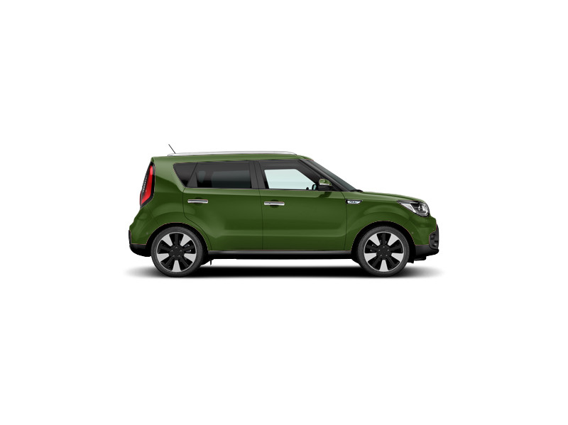 Kia Soul, не металлик, space cadet green