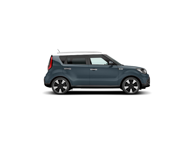 Kia Soul, комбинированный, mysterious blue 2 tone