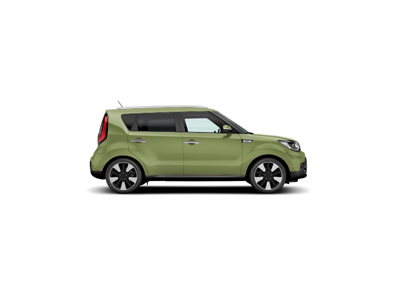 Kia Soul, не металлик, acid green/салатовый