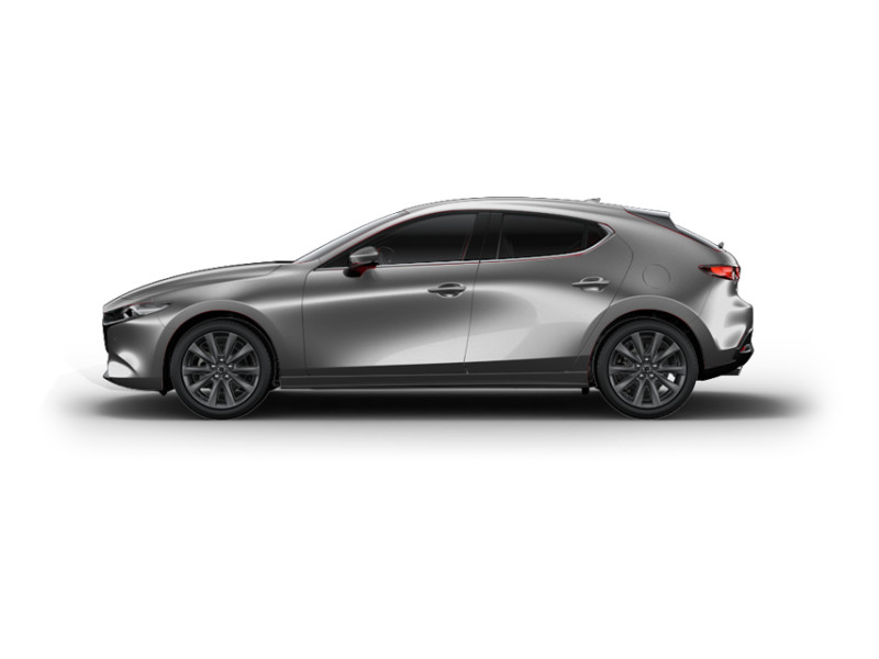 Mazda 3, не металлик, machine gray m